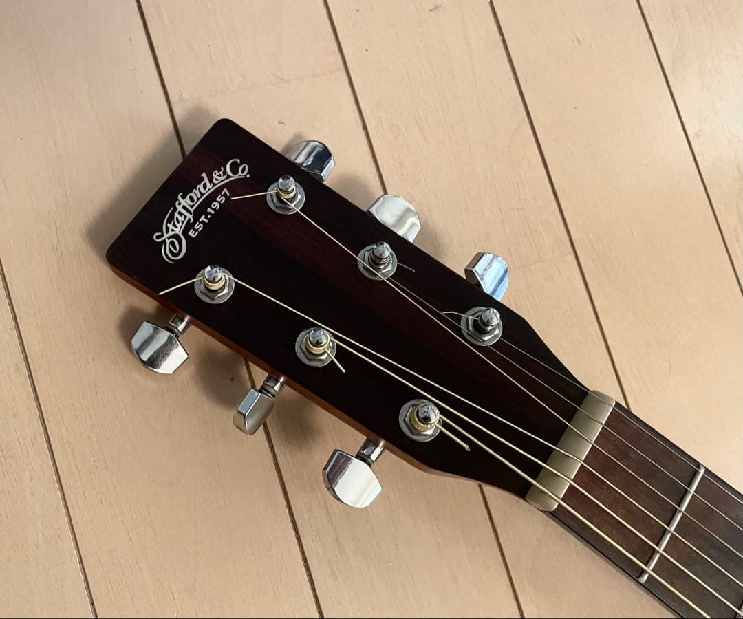 島村楽器スタッフォード SF-3F/NT エレアコ タカミネハードケース付き