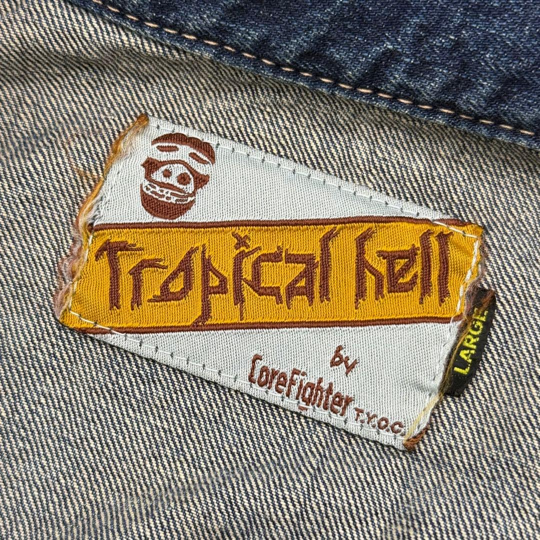 COREFIGHTER コアファイター デニムジャケット LARGE