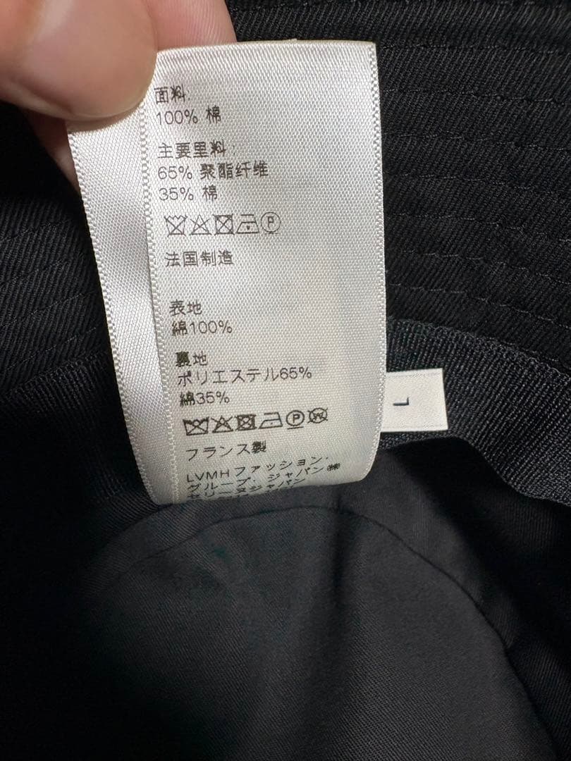 CELINE バケットハット L バケハ 帽子 ロゴ セリーヌ