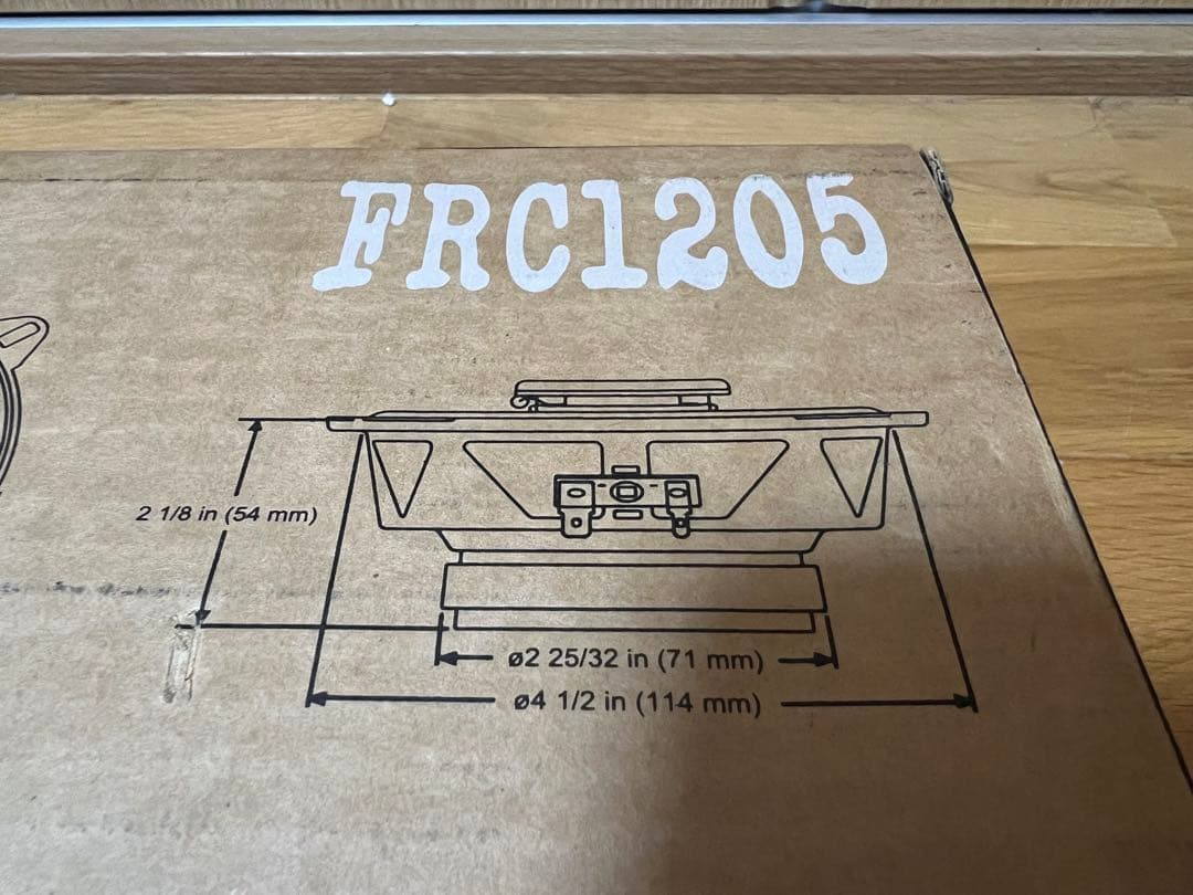 Rockford Fosgate punch スピーカー FRC1205 ペア
