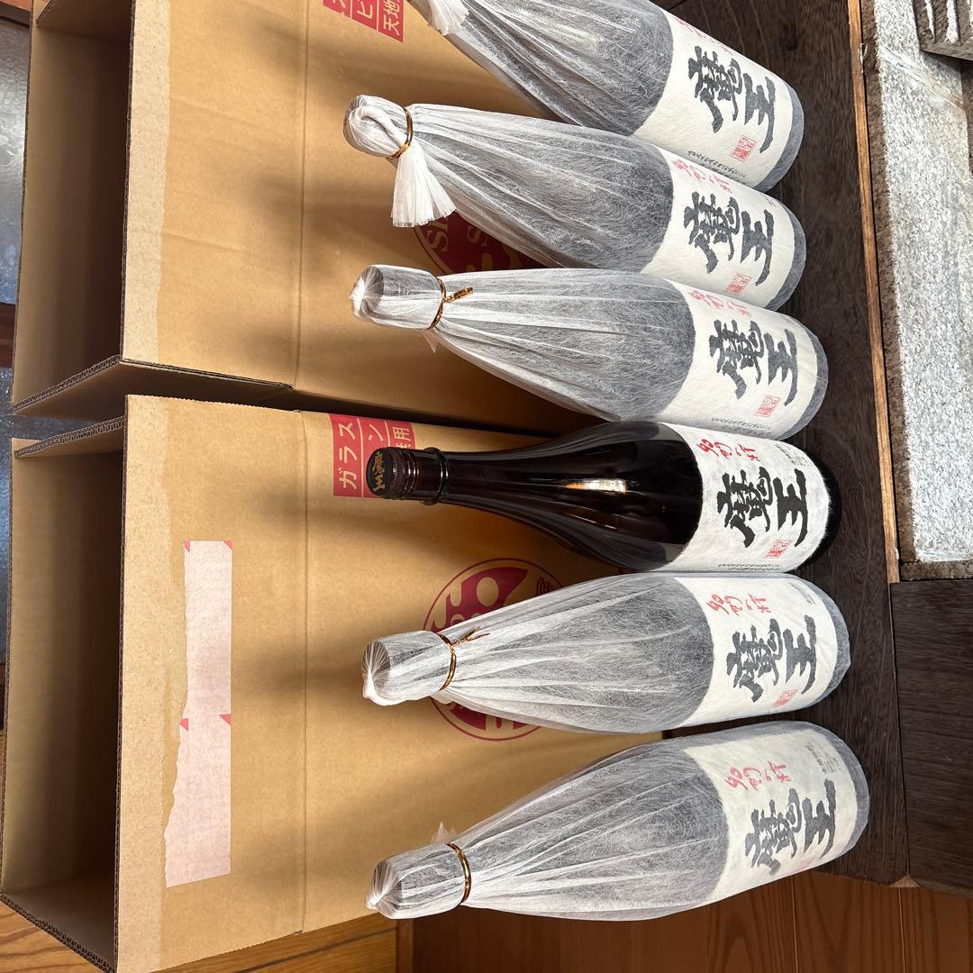 焼酎 魔王の空き瓶　6本セット 専用箱入り３箱