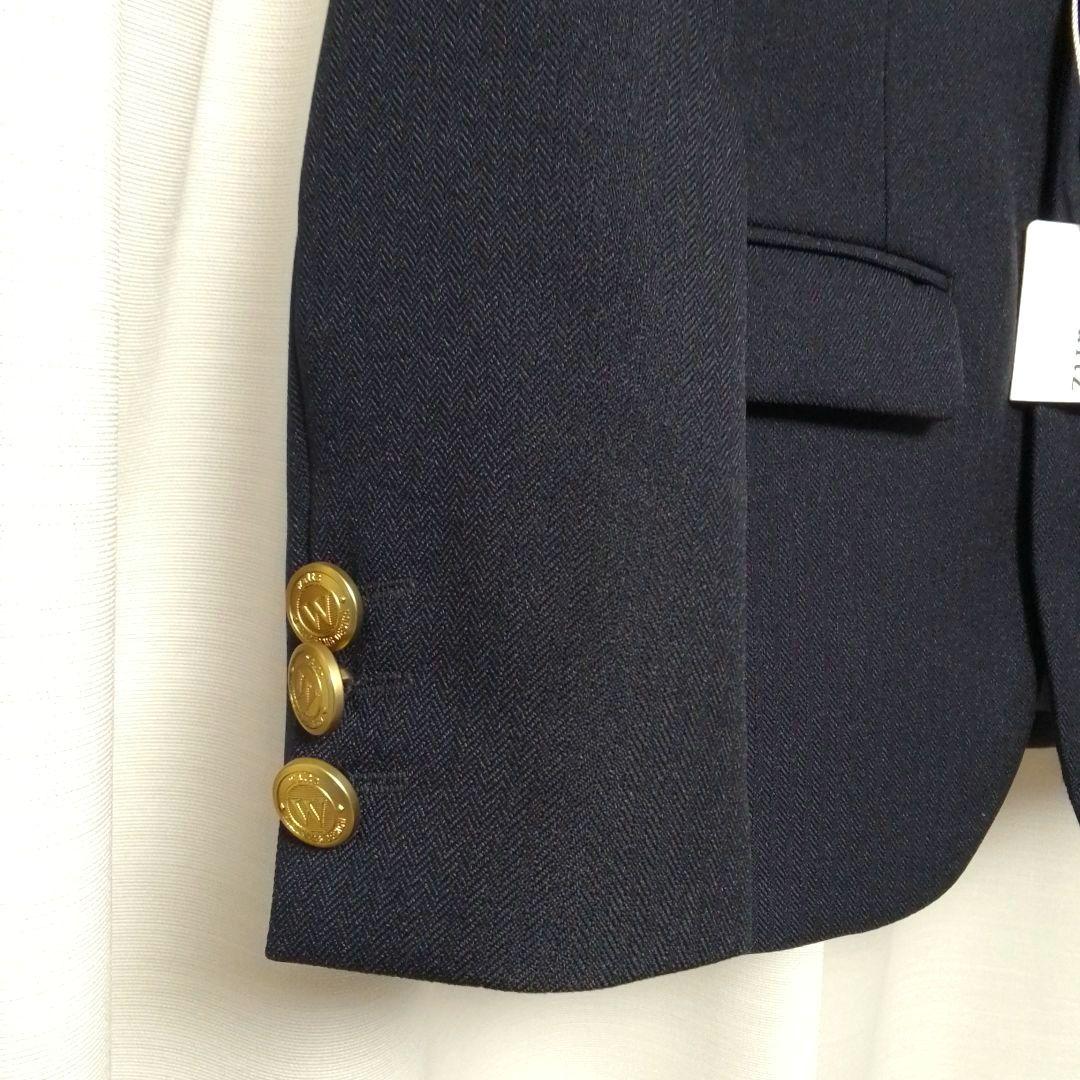 新品　フォーマルスーツ　紺ブレザー　金ボタン　110cm 男の子