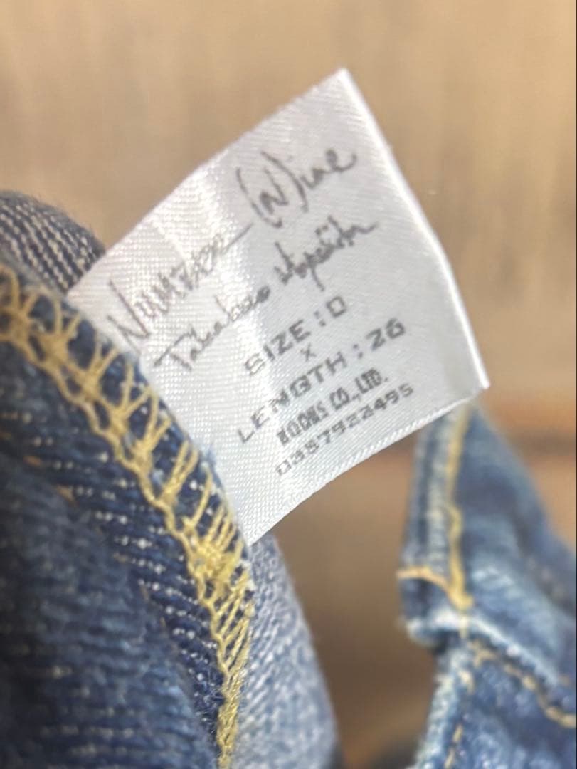 ナンバーナイン　パッチワークデニム希少サイズ０