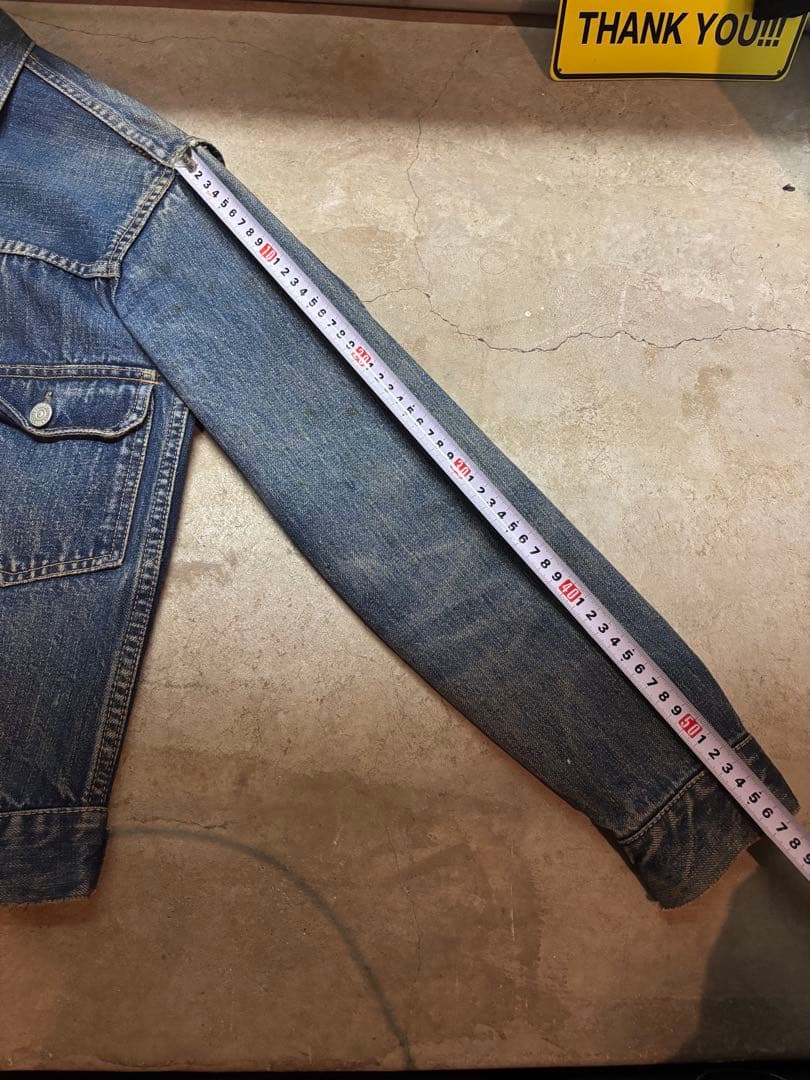 Levi's ヴィンテージセカンド507xx 革パッチ期　濃紺リペア無デニム古着