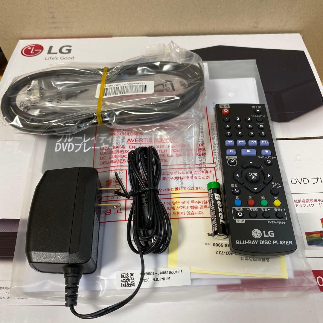 新品同様 2024年製 LG BP250 Blu-ray\DVD プレーヤー
