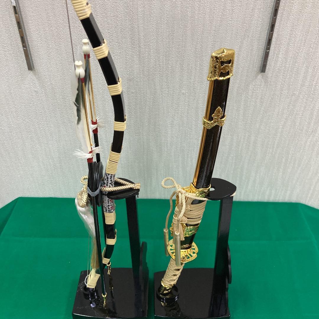 Y5 美品！格安特価！　JT20 弓太刀　五月人形付属　5月飾り弓　5月刀