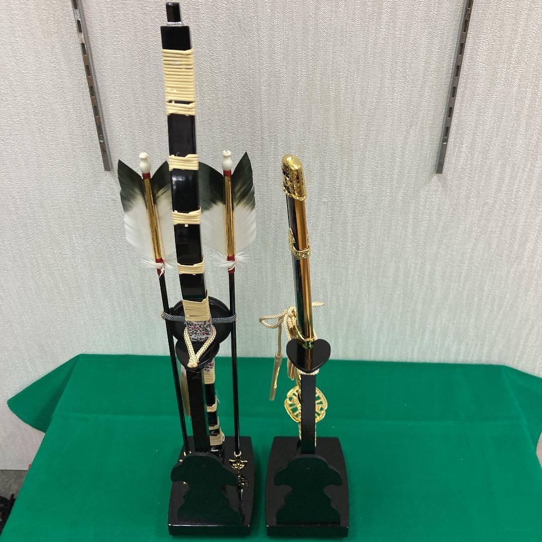 Y5 美品！格安特価！　JT20 弓太刀　五月人形付属　5月飾り弓　5月刀
