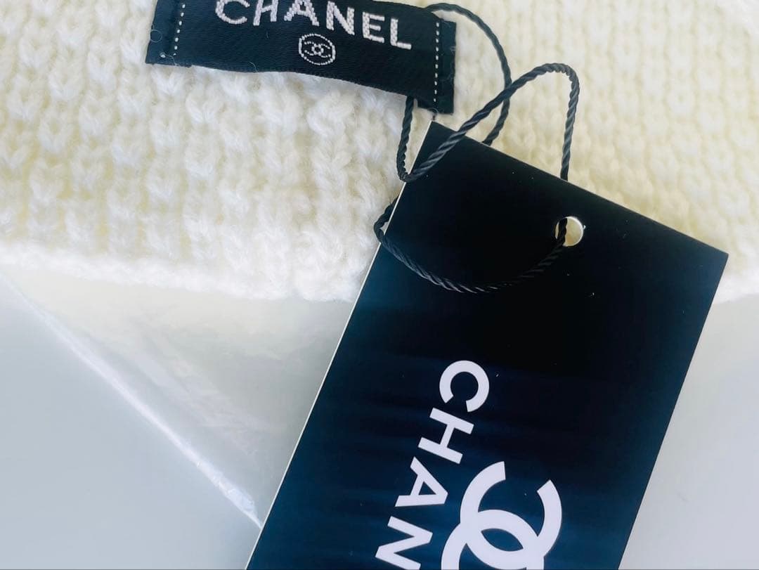 2/3終　ノベルティ　白　ニット帽