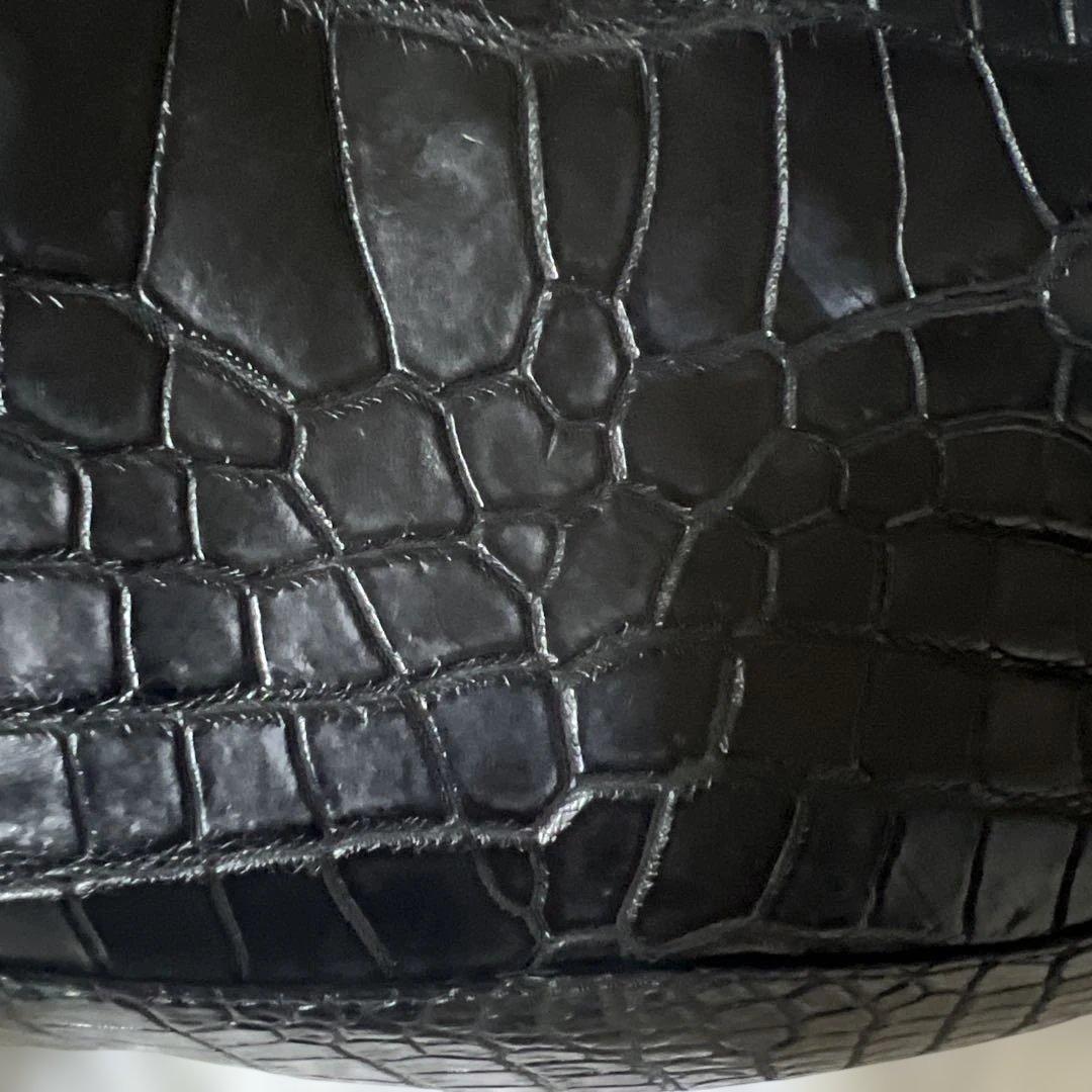 ADMJ マットクロコダイル革　バッグ