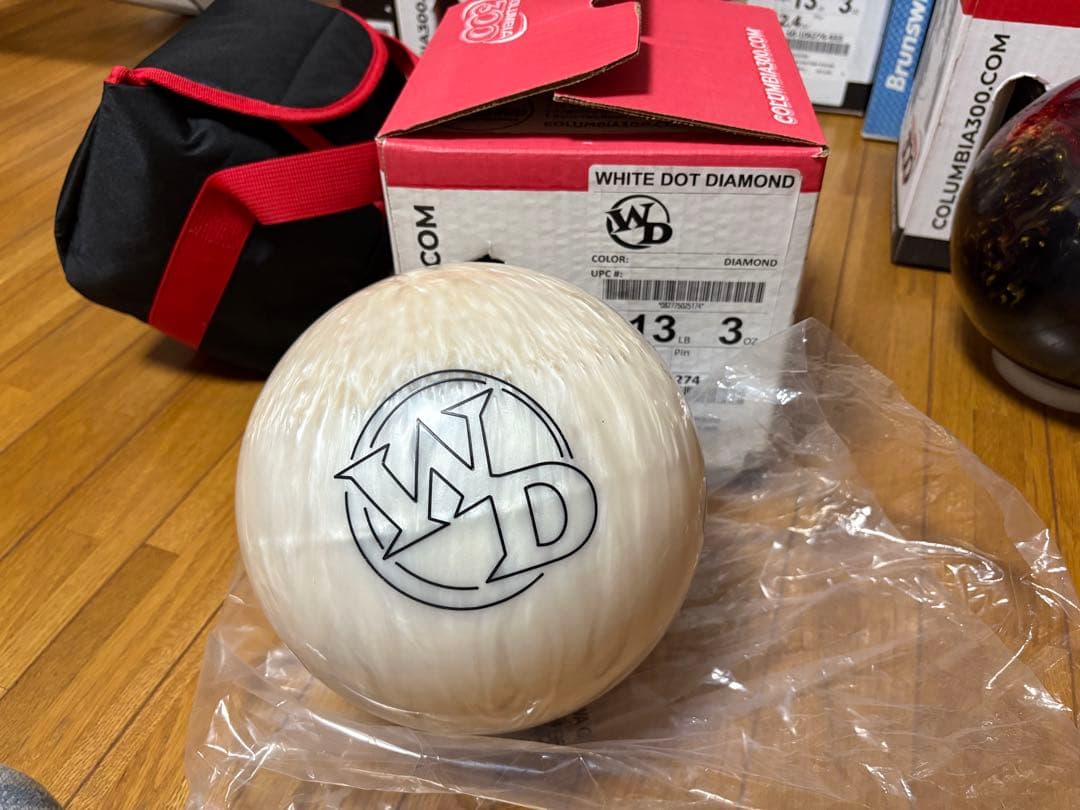 ホワイトドット 白 13ポンド 未使用 ダイヤモンド