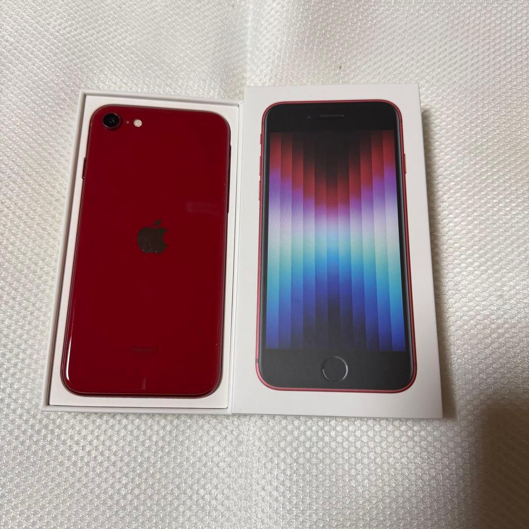 美品 SIMフリー iPhoneSE 第3世代 256GB バッテリー100%