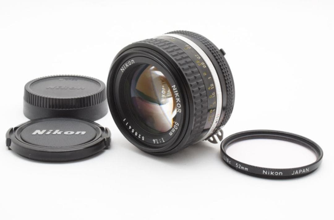 【美品】Nikon Ai-s 50mm f/1.4 単焦点 レンズ ニコン MF