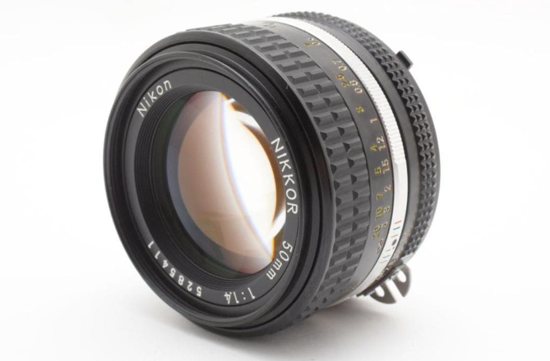 【美品】Nikon Ai-s 50mm f/1.4 単焦点 レンズ ニコン MF
