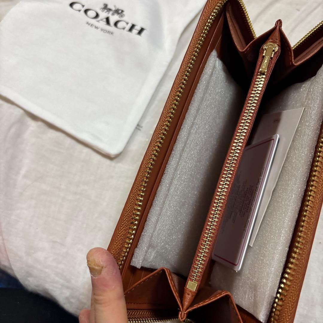 COACH コーチ　ミッキー　刺繍 長財布　ディズニーコラボ　新品