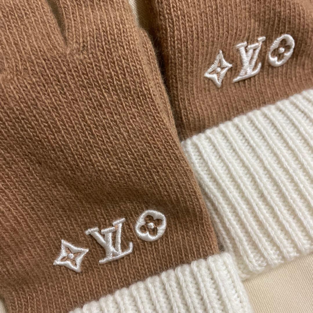 LOUIS VUITTONルイヴィトン　LV ヘッドライン グローブ　手袋