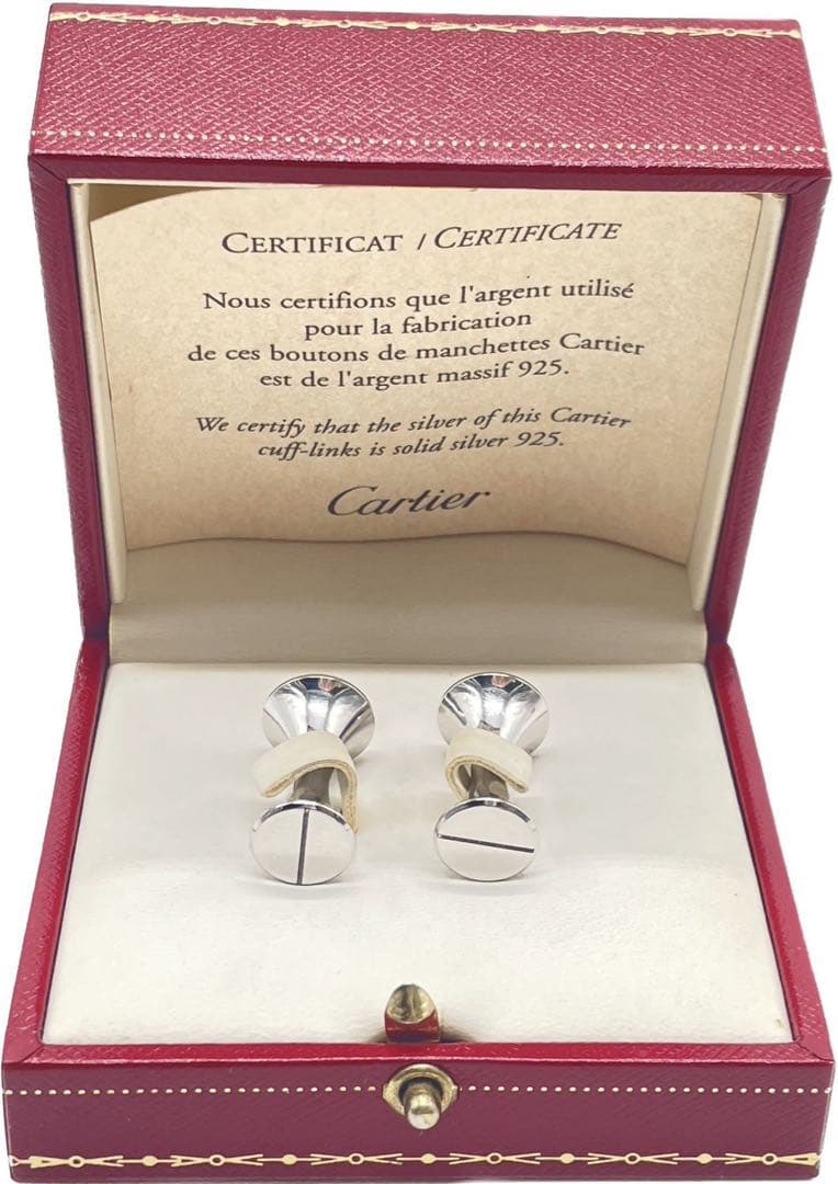 Cartier サントス カフリンクス 925 【mh】