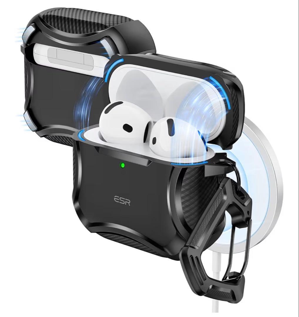 AirPods 4 (ANC) 本体 ESRケース付き おまけ付き