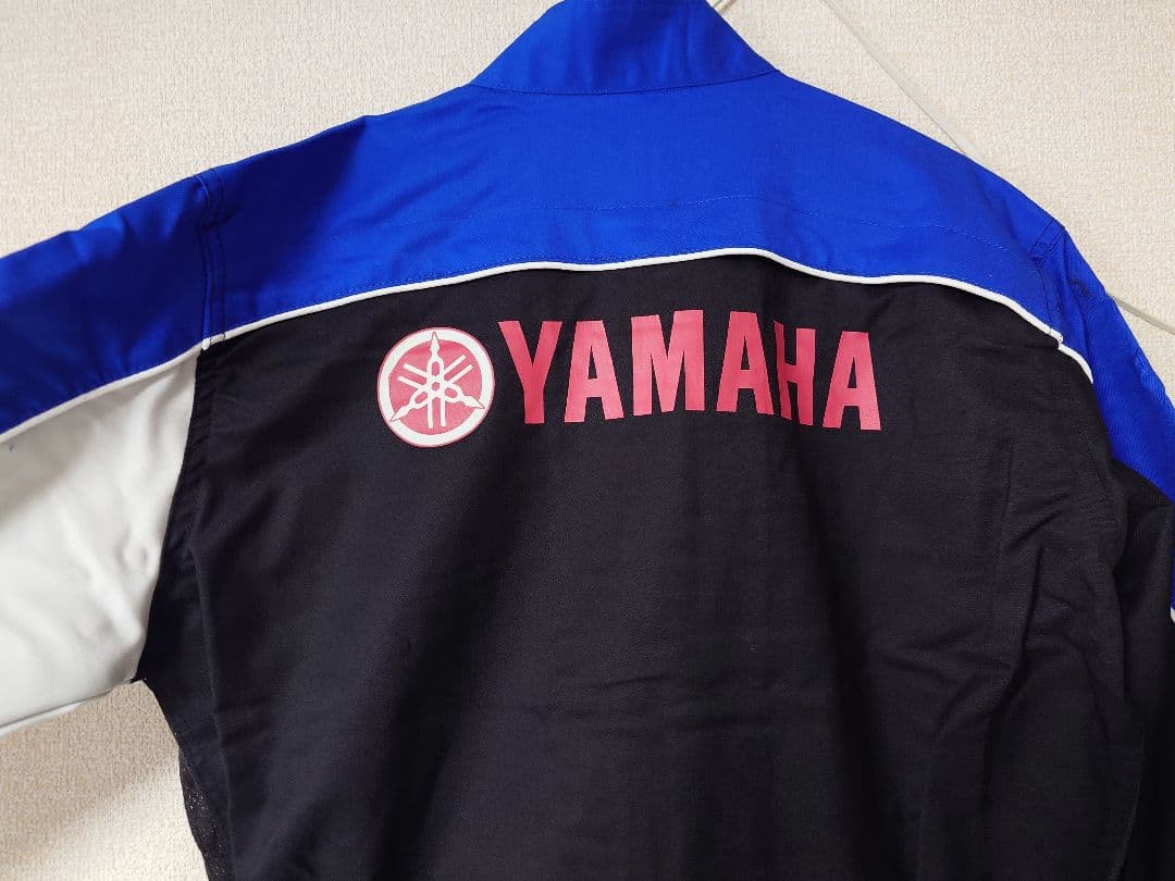 YAMAHA 　ツナギ　 Mサイズ 青/黒　2着セット