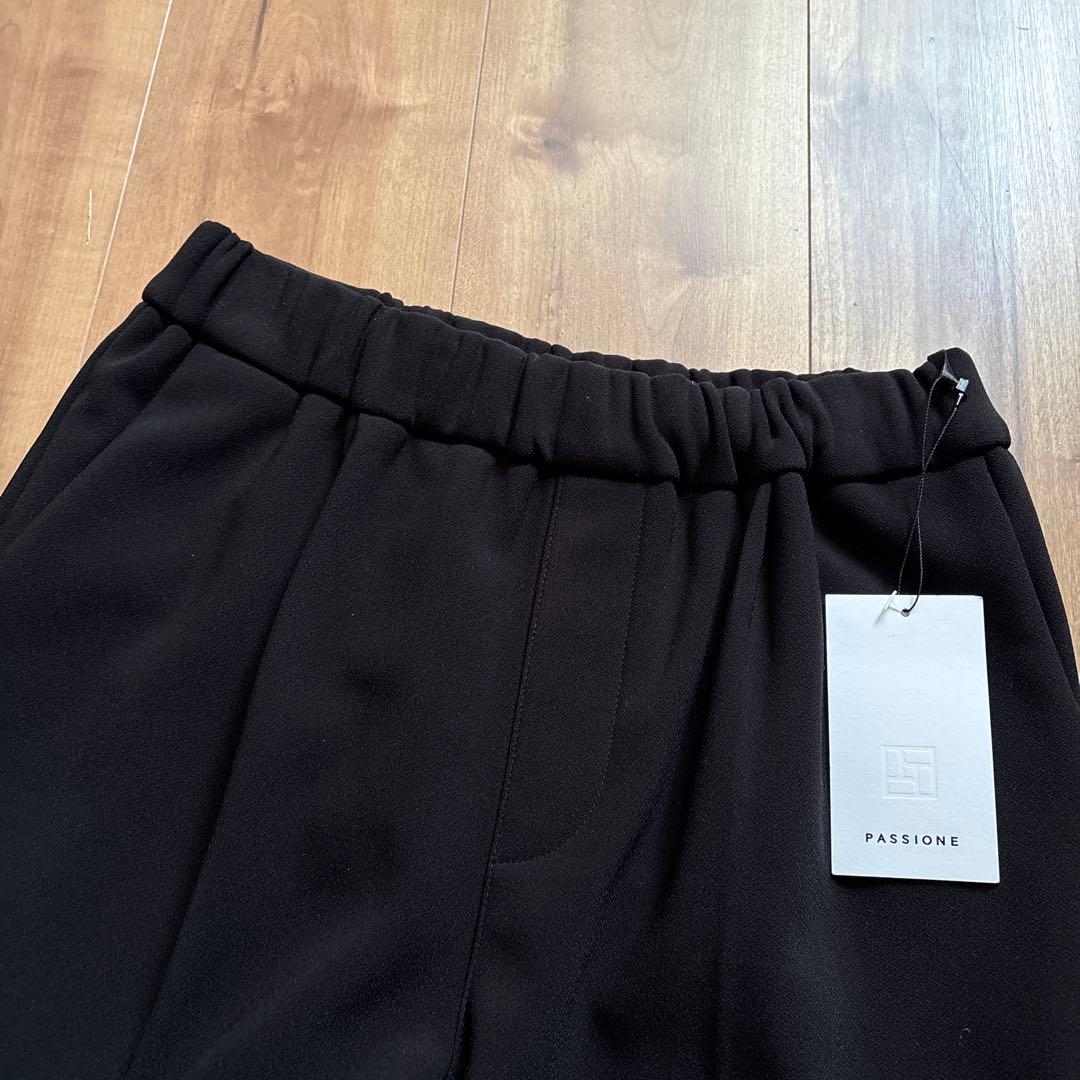 新品　passione 定価¥1万5180円　裏起毛　パンツ　黒　スコットクラブ