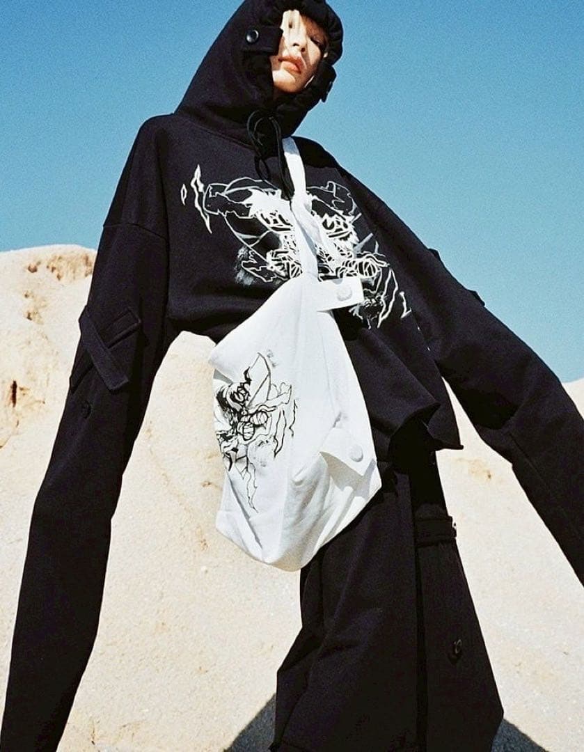 cfierce mummy couple printed hoodie パーカー