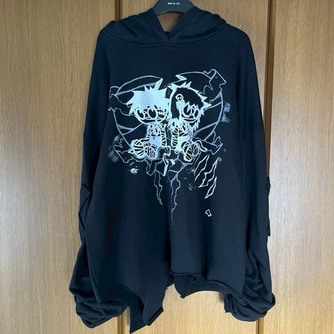 cfierce mummy couple printed hoodie パーカー