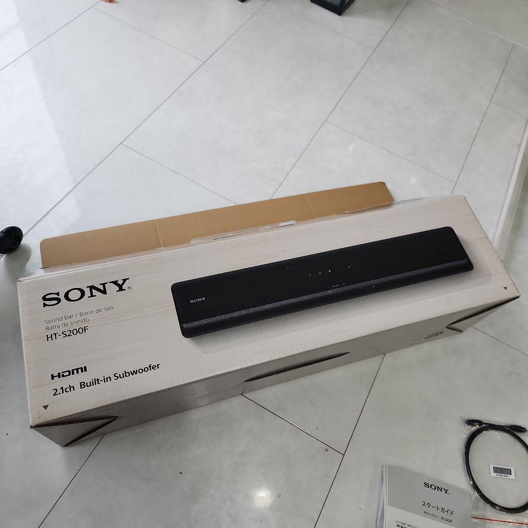 ソニー コンパクトサウンドバー HT-S200F ブラック 内蔵サブウーファー