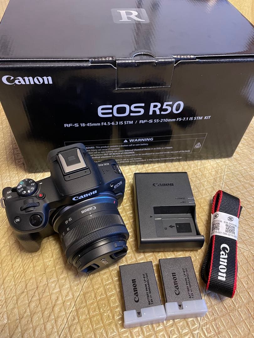 Canon EOS R50 本体 + レンズ + 付属品
