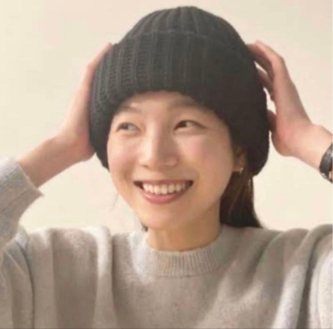 everyone COMESANDGOES ニットキャップ ブラック ennoy