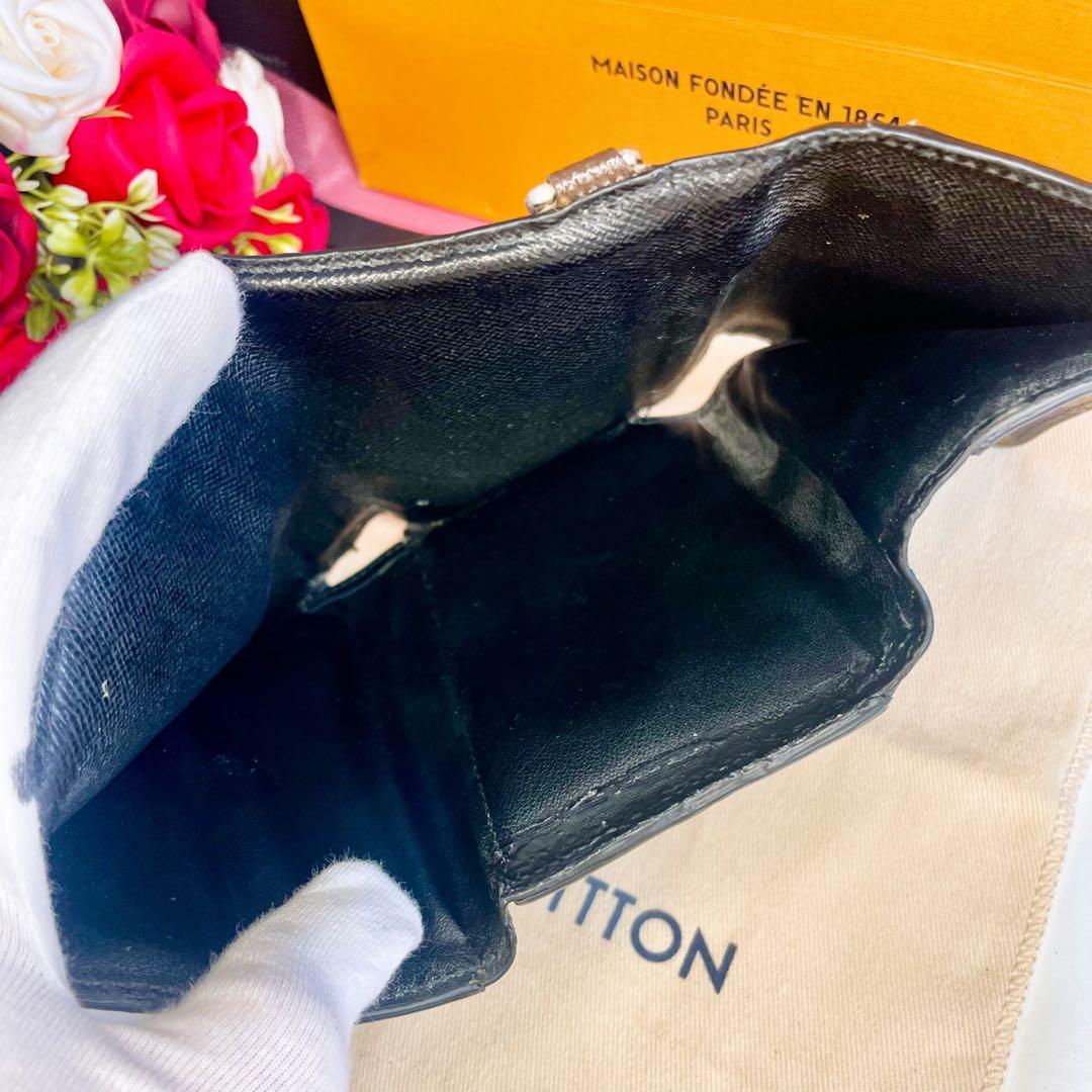 ルイヴィトン マカサー ポルトフォイユコンパクト モノグラム チェーン折り財布