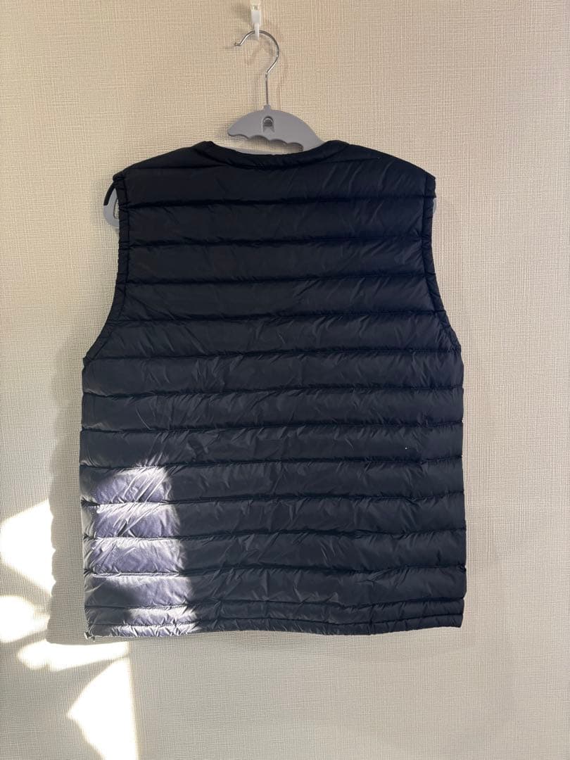 美品 DANTON ダウンベスト ネイビー 40