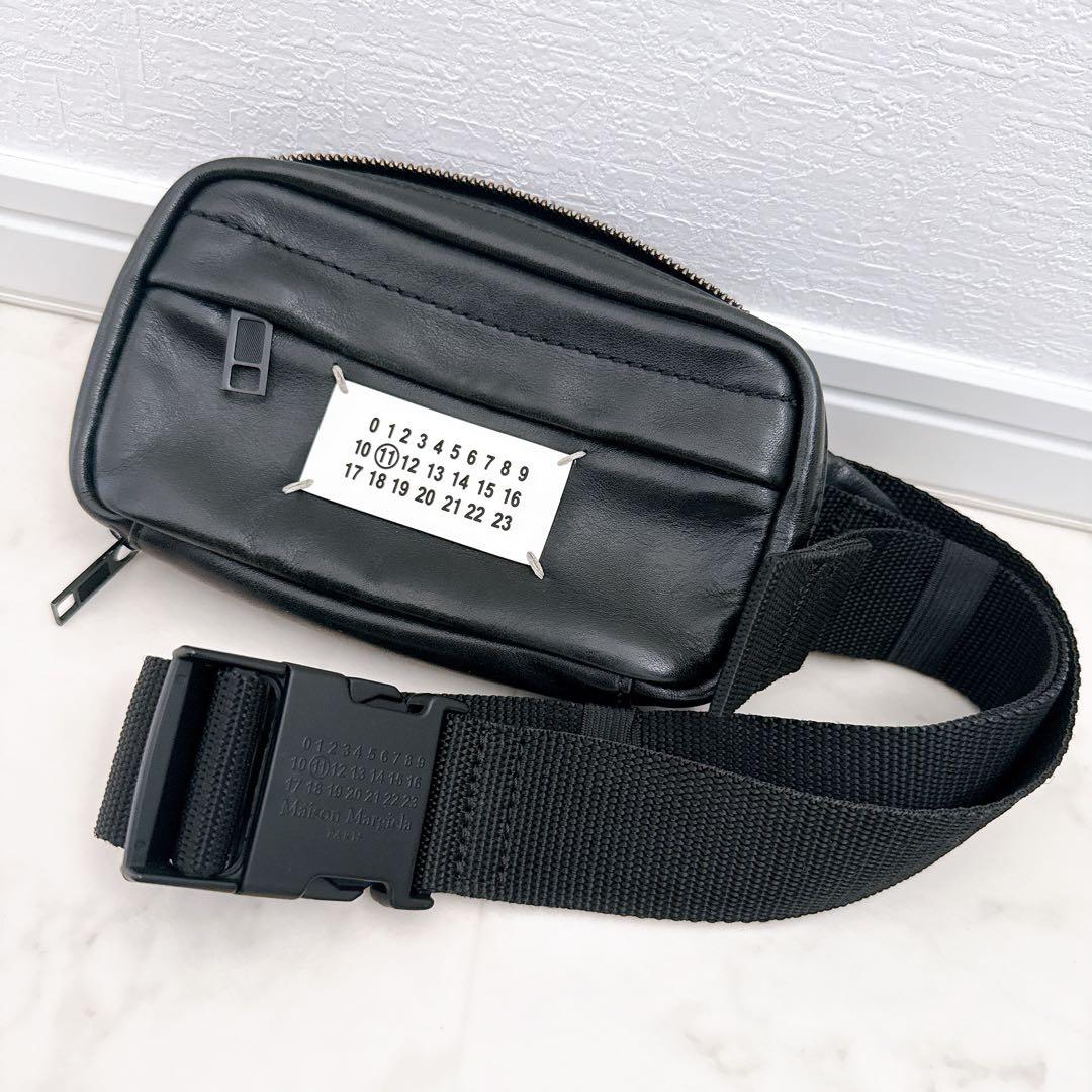 メゾンマルジェラmaison margiela 正規品 レザー ボディバッグ