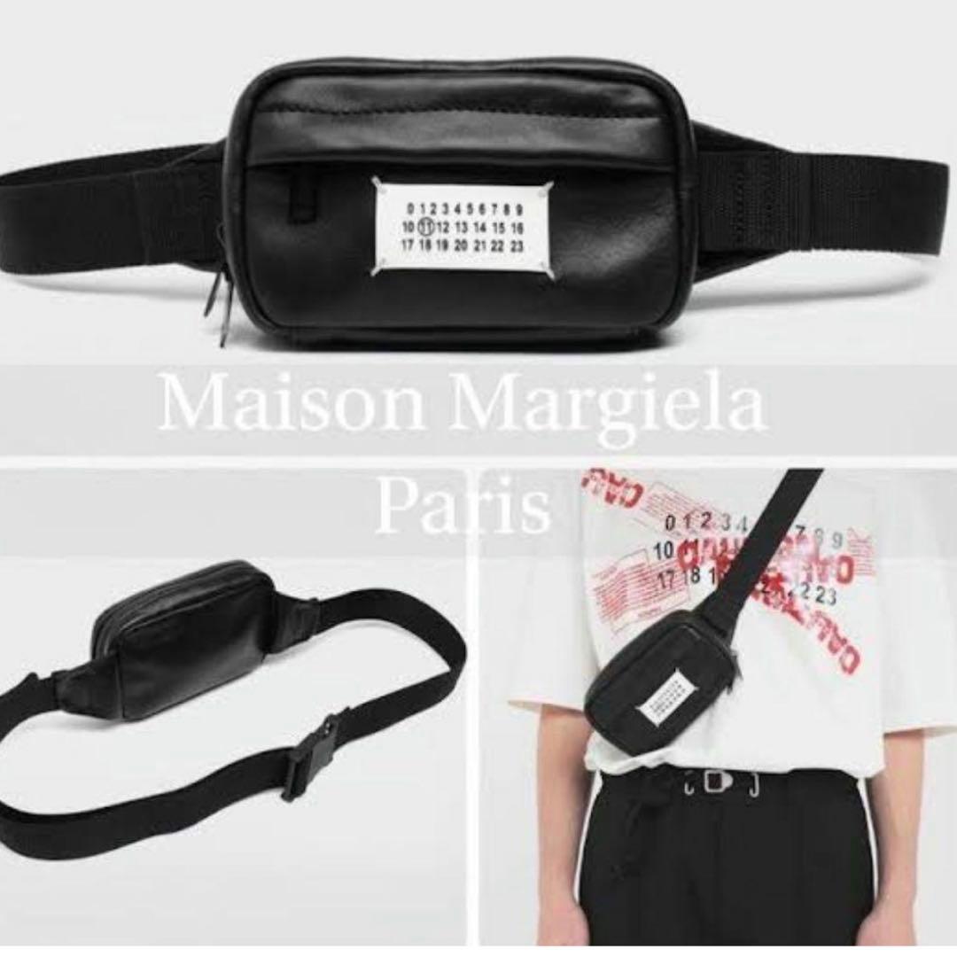 メゾンマルジェラmaison margiela 正規品 レザー ボディバッグ