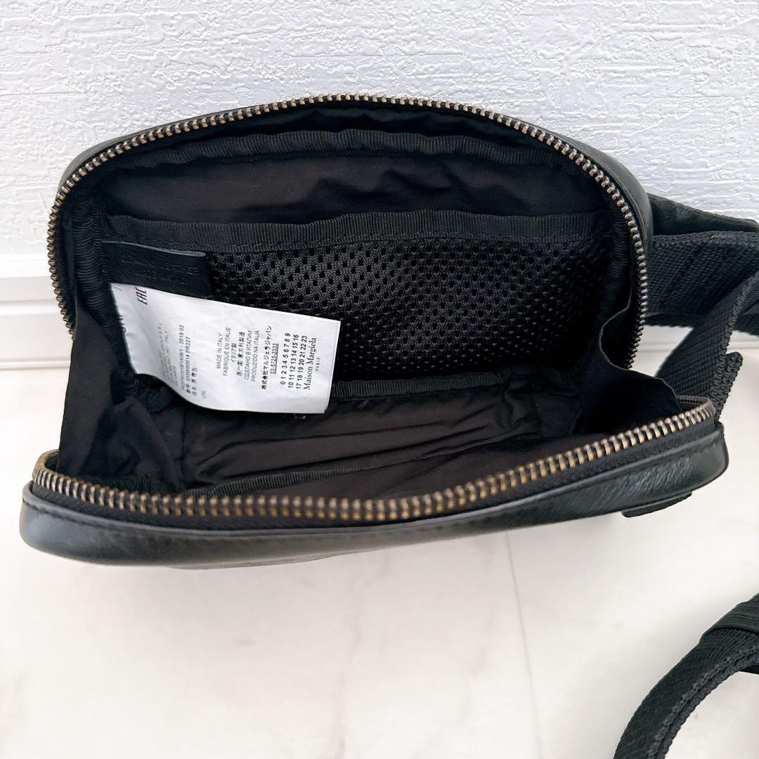 メゾンマルジェラmaison margiela 正規品 レザー ボディバッグ