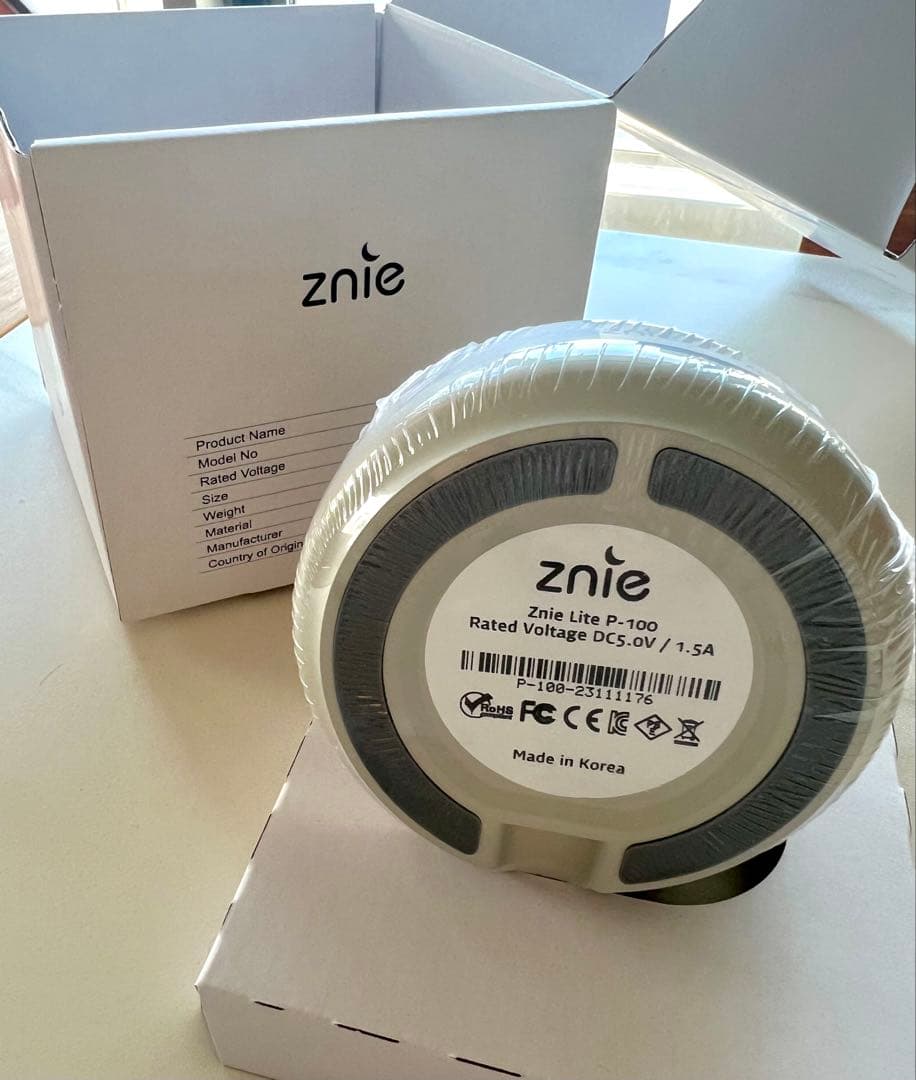 【新品未使用】Znie lite P-100 ホワイト 睡眠グッズ