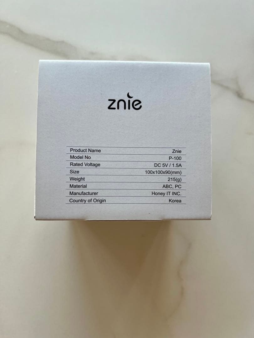 【新品未使用】Znie lite P-100 ホワイト 睡眠グッズ