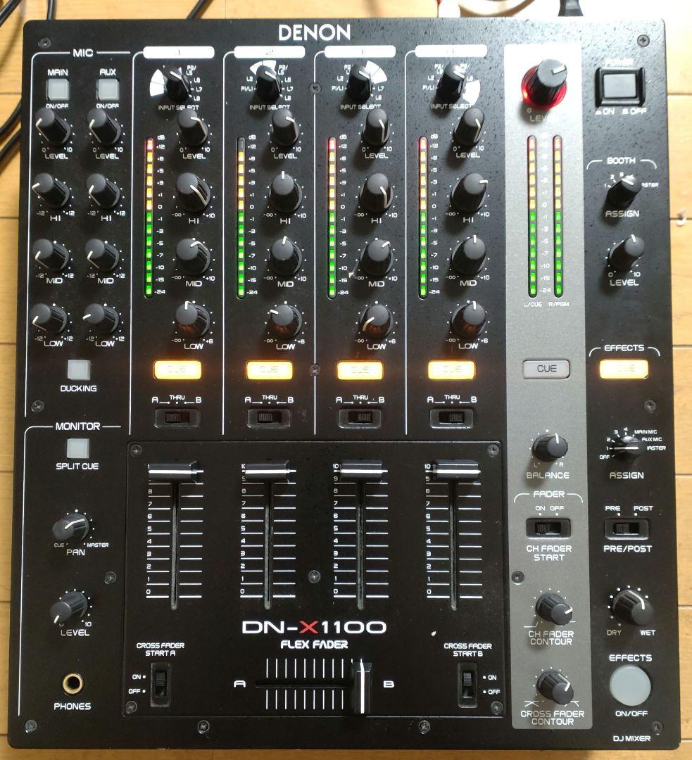 DENON DN-X1100 　動作確認済み　送料込み　DJミキサー 美品