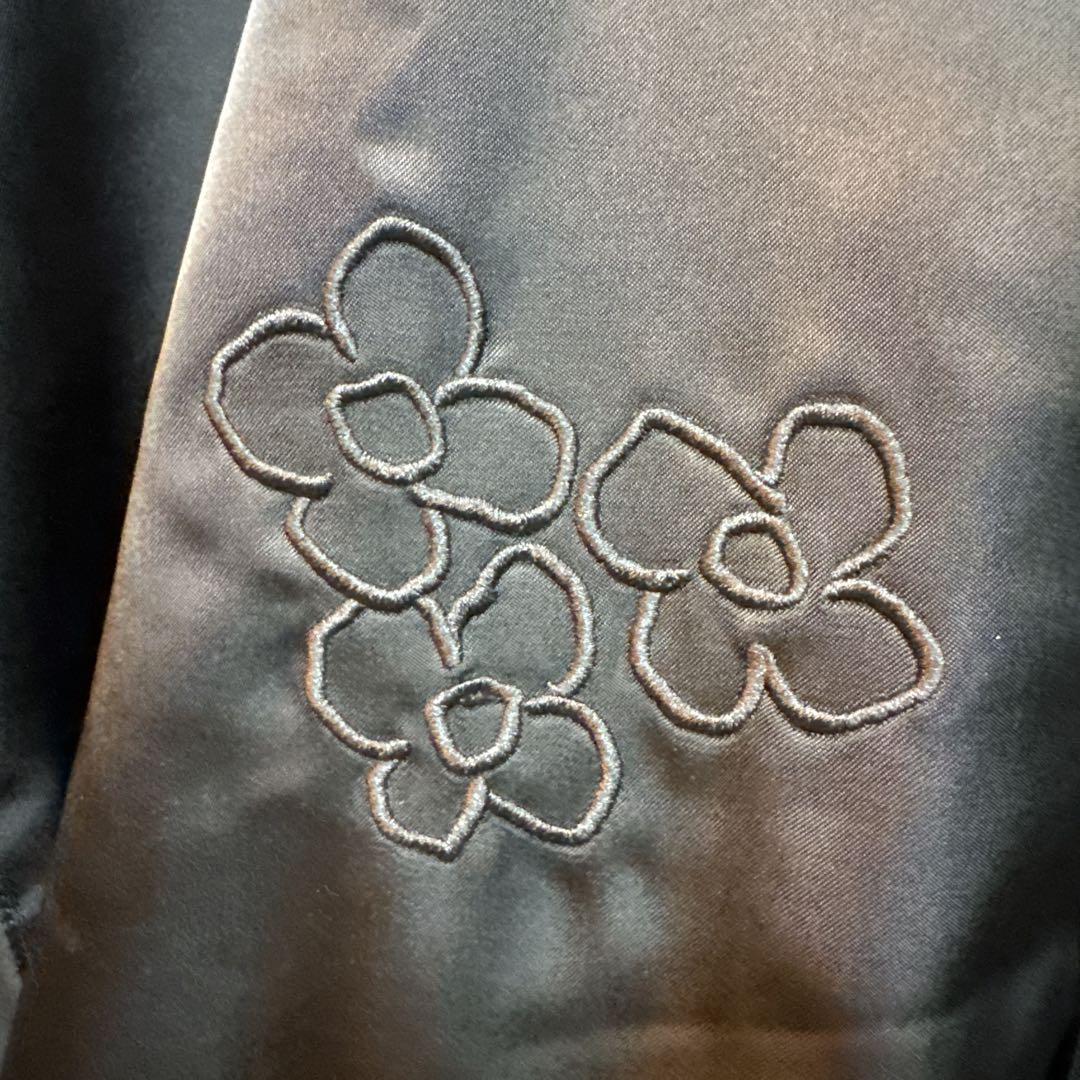 アディダス オリジナルス シュムーフォイル サテンボンバー 黒 L