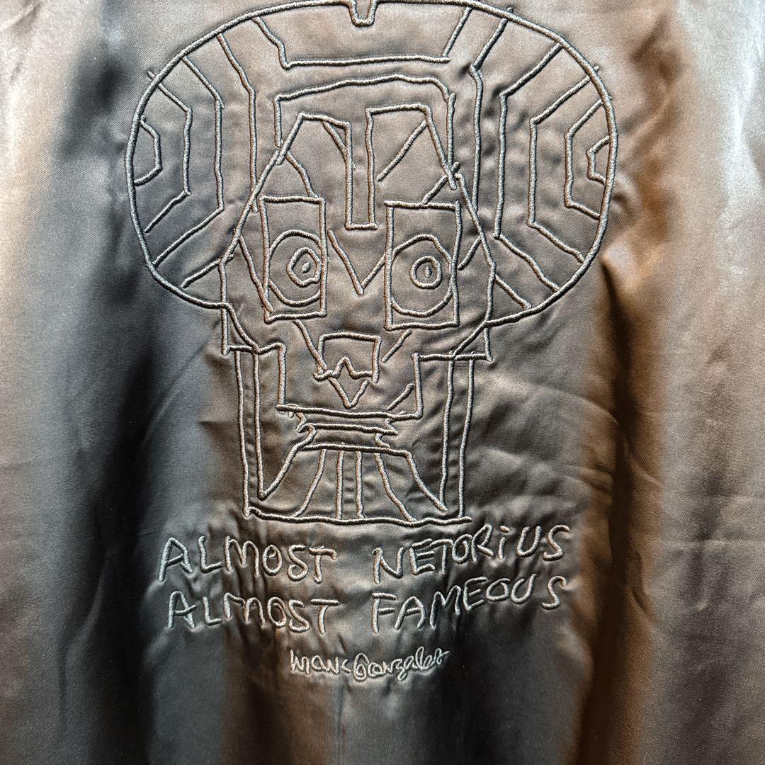 アディダス オリジナルス シュムーフォイル サテンボンバー 黒 L