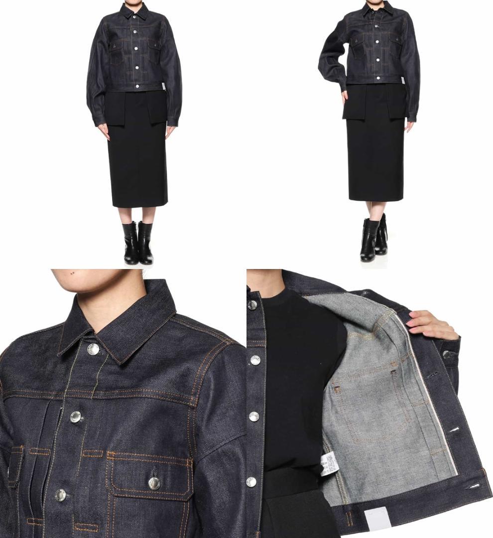 2　HYKE　25AW　バルーンスリーブ デニムジャケット　ハイク Gジャン