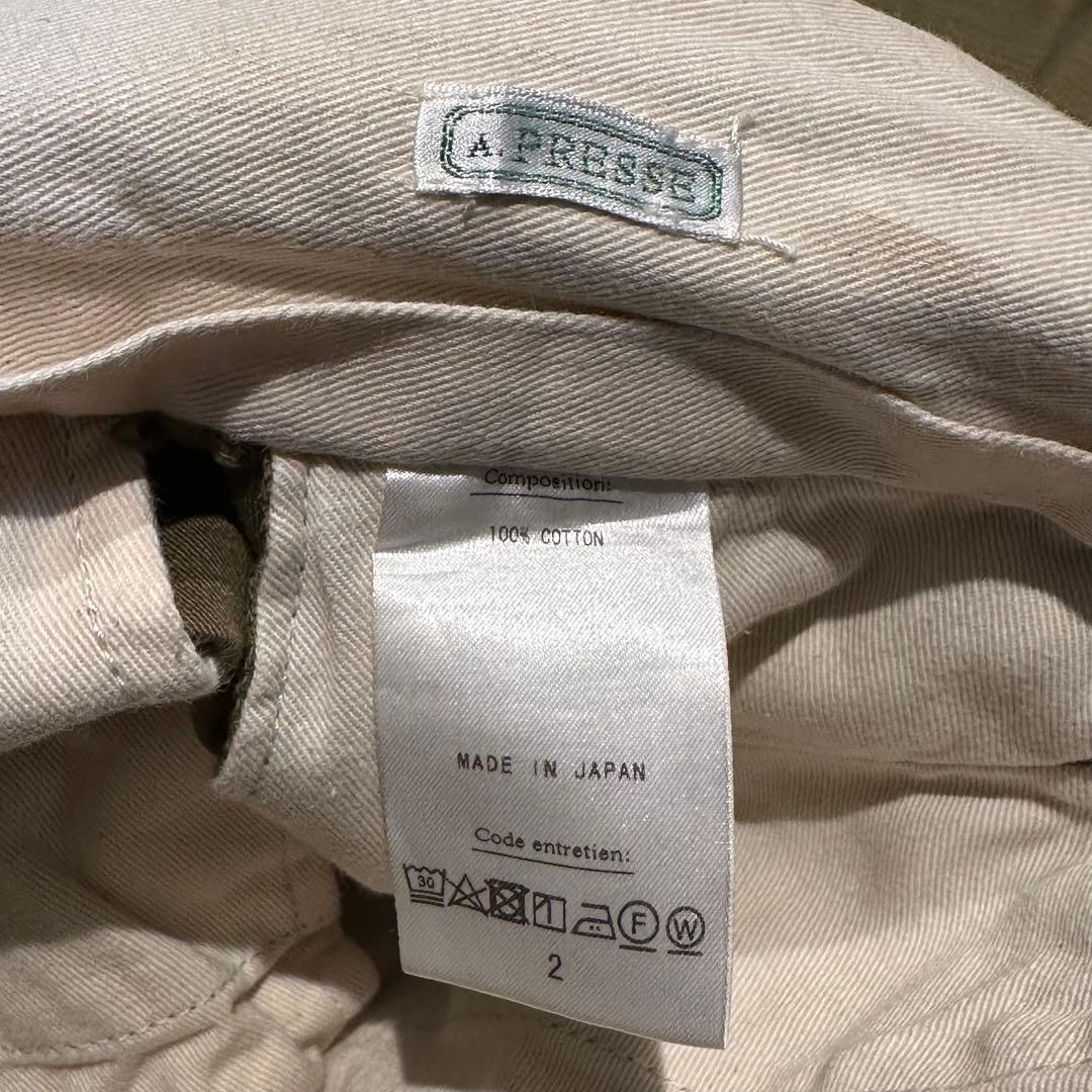 A.PRESSE MT Trooper Pants 22FW オリーブ名作パンツ