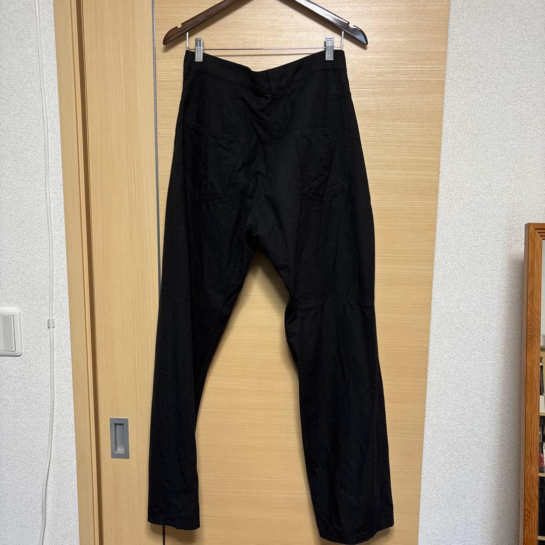 MUJI Labo 和紙混カルゼジャケット セットアップ 黒 L＆31サイズ