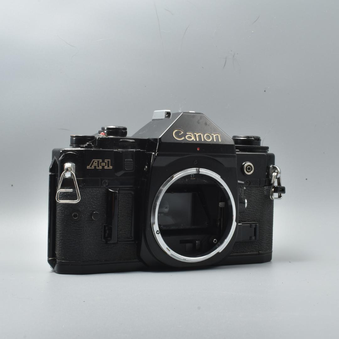 整備済 完動 Canon A-1 ボディ Black 露出計OK AE機能OK