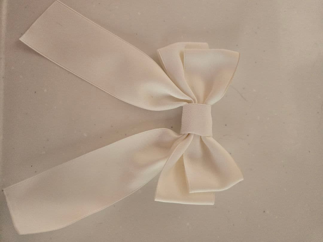 【morphose】丸襟シャーリング長袖ブラウス ロリータ オフ白