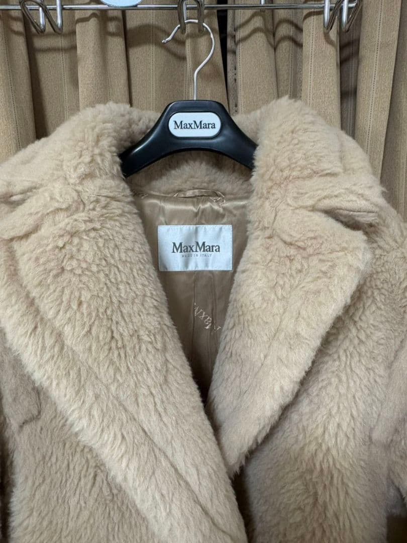 【新品未使用】Max Mara テディベア アイコンコート サンド XS 完売色