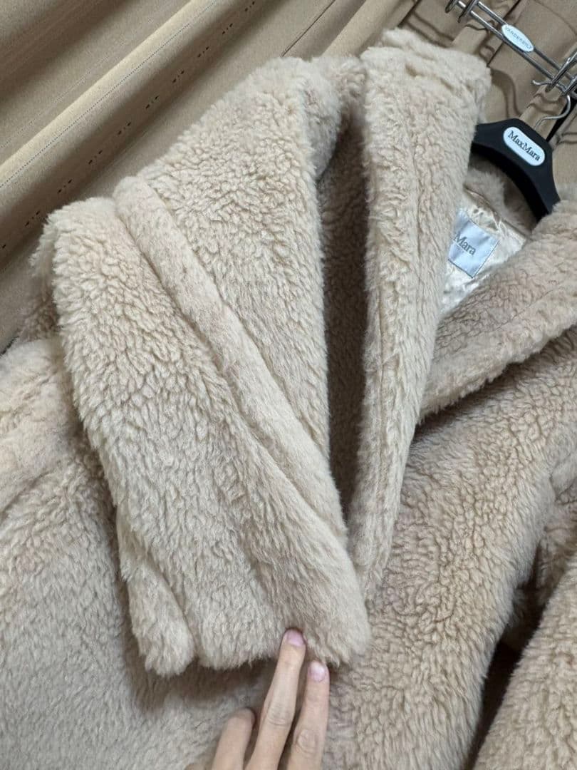 【新品未使用】Max Mara テディベア アイコンコート サンド XS 完売色