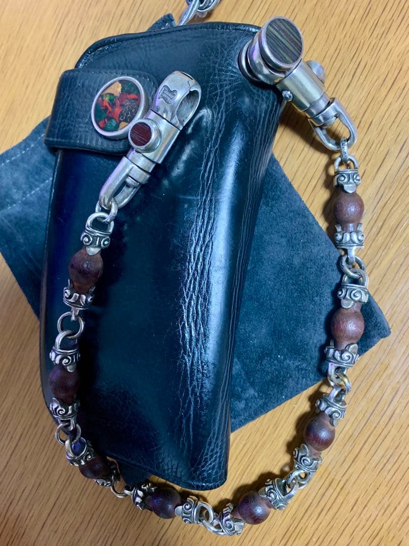 スタンリーゲス ウッド ボール 2クリップウォレットチェーン&ロングウォレット