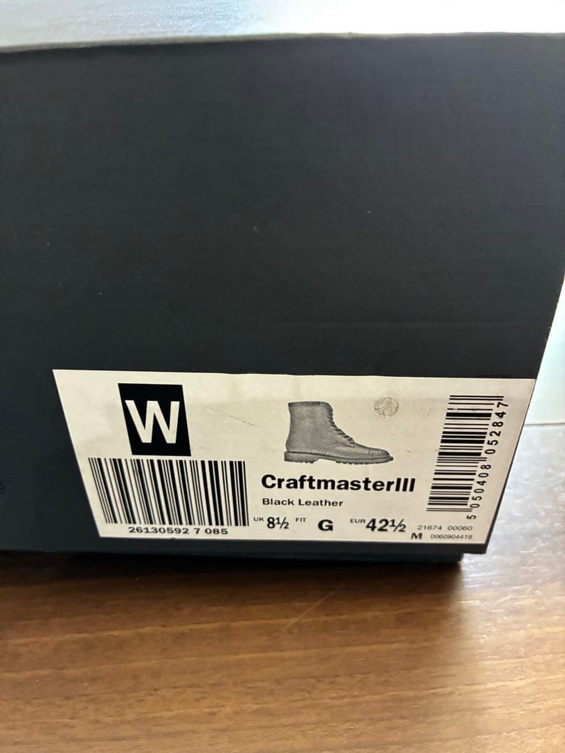 r*中様 CLARKS クラフトマスターⅢ 英国製 26.5cm 新品