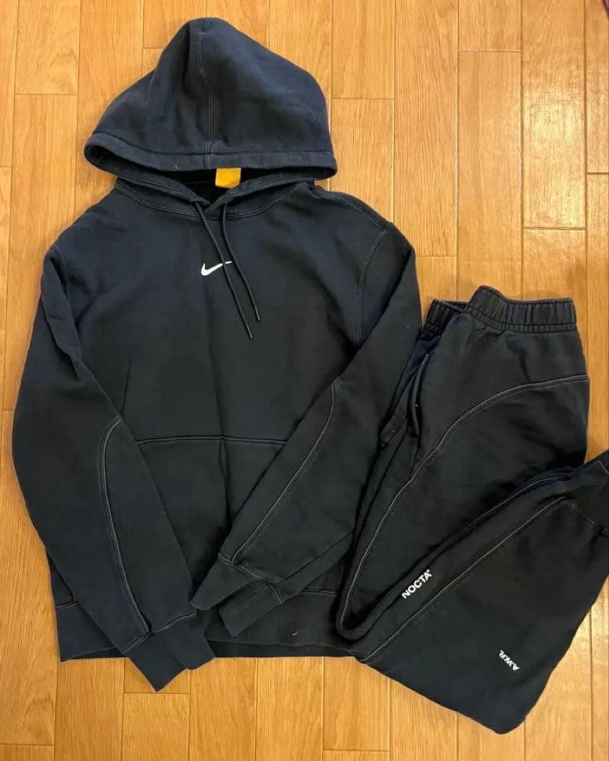 【中古】NIKE × NOCTA スウェットセットアップ M
