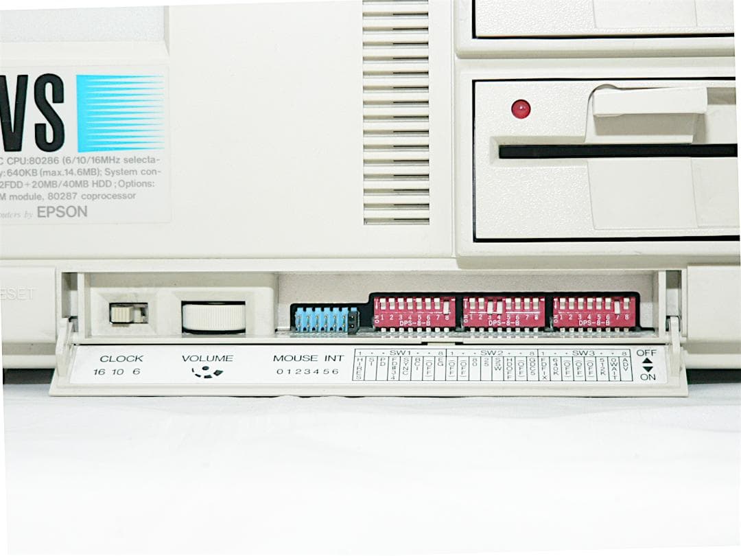 EPSON PC-286VS フルメンテナンス26K FMサウンドPC-9801