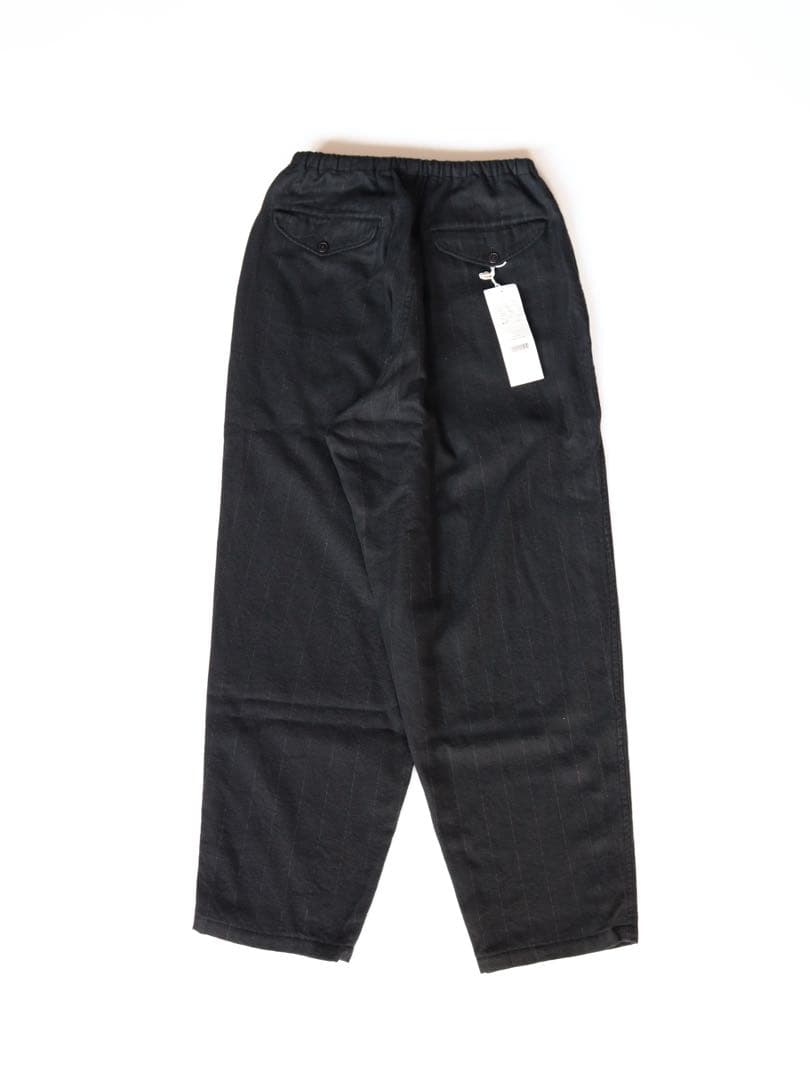 COMOLI / ストライプテーパードパンツ